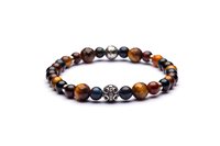 Armband Antracite Classic in Halbedelsteine C109 LISBONA